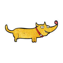 cartoon happy dog