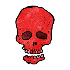 cartoon skull