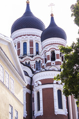Fototapeta na wymiar Orthodox cathedral tallin