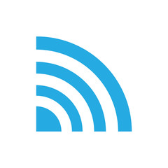 Wireless Network Symbol of wifi icon, vector illustration.