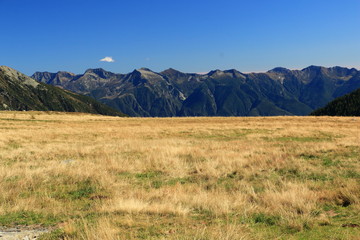 Mountain view autumn in Bognanco Domodossola Alps Italy