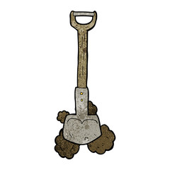 cartoon shovel
