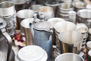 metal coffee pot
