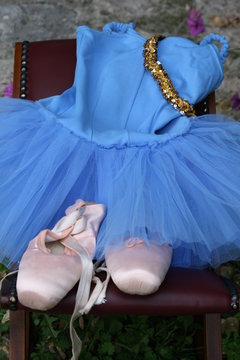 Tutu and ballet slippers