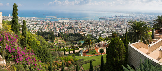 Haifa from Yefe Nof promenade