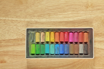 Stock Photo:.Pastel chalk background