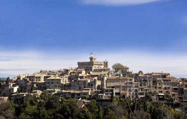 view of Cagnes Sur Mer, France