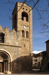 Fototapeta na wymiar Corneilla de Conflent, Languedoc Roussillon,France