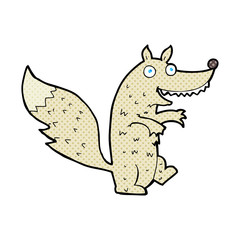 cartoon wolf