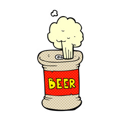 cartoon beer can