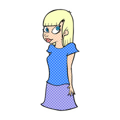 cartoon girl