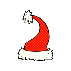 cartoon santa hat