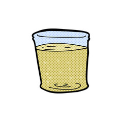 cartoon whiskey glass