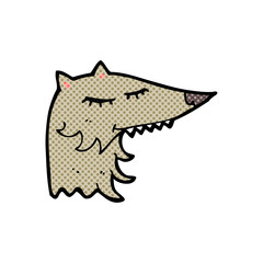 cartoon wolf