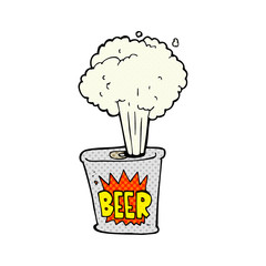 cartoon beer can