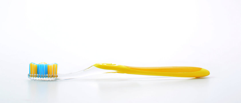 tooth brush on a white background