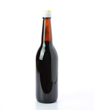 Oyster sauce on white background
