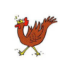 cartoon rooster