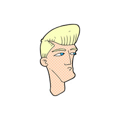 cartoon cool fashion guy