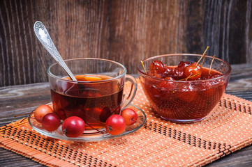 Jam from Paradise apples and tea