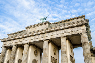 Fototapeta premium Brandenburg Gate, Pariser Platz, Berlin