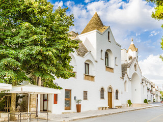 The Trulli houses of Alberobello in Apulia in Italy
