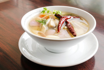 straw mushroom  soup