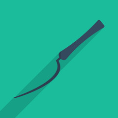 Flat icons modern design with shadow of tools for bricklayer