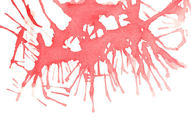 Red texture from color blowing