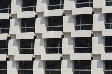 Urban house or building, facade pattern.