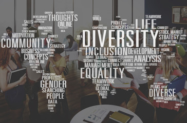 Diverse Equality Gender Innovation Management Concept