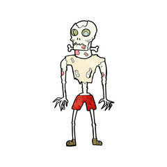 cartoon zombie