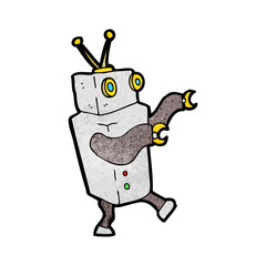 cartoon robot