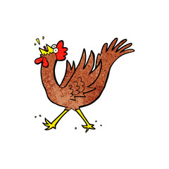 cartoon rooster