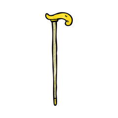 cartoon walking stick