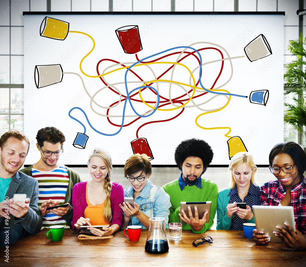 Poster communicate communication telecommunication connection calling c