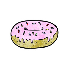 cartoon donut