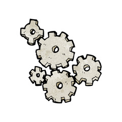 cartoon cogs and gears