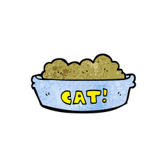 cartoon cat food