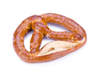 pretzel isolated on white background