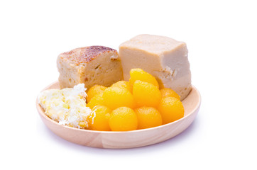 Thai style sweetmeat and famous dessert