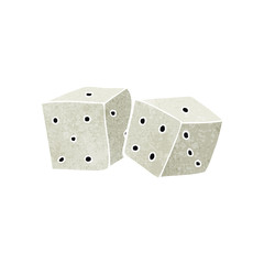 cartoon dice