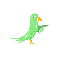 cartoon parrot