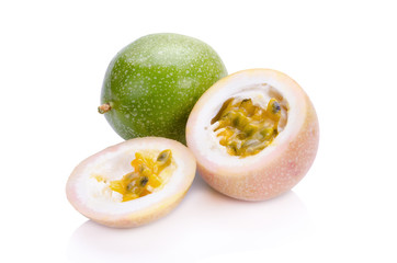 Passion fruit  isolated on white background
