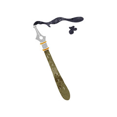 cartoon fountain pen