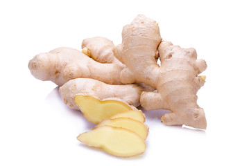 ginger isolated on white background