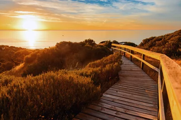 Foto auf Acrylglas Landschaft von Südaustralien. Hallett-Bucht bei Sonnenuntergang. © myphotobank.com.au