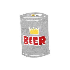 cartoon beer can