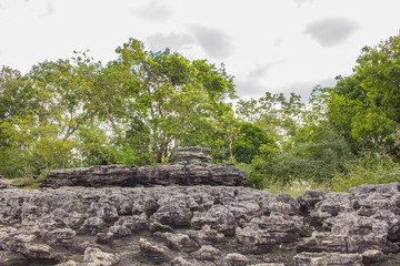 RocK park and jungle twilight - thailand
