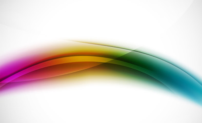 Colorful wave line, abstract background with light and shadow effects